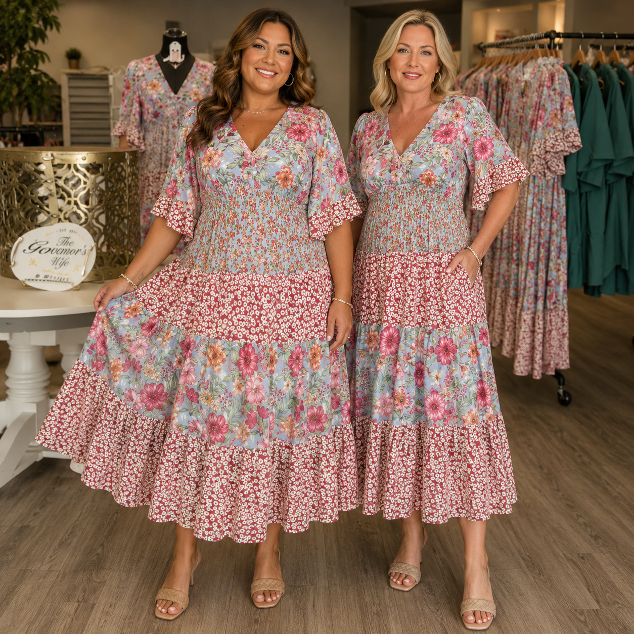 Harriet™ | Garden Blossom Maxi Dress