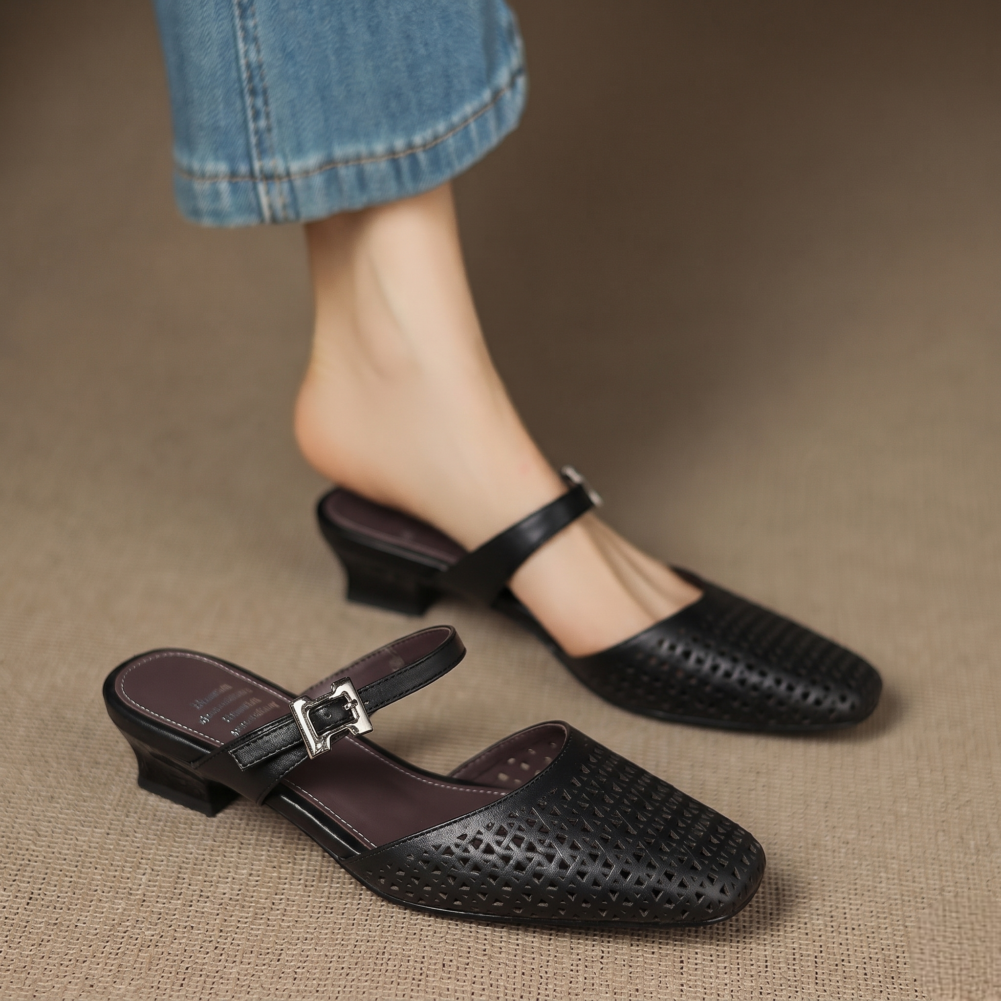 Camille™ | Perforated Mules