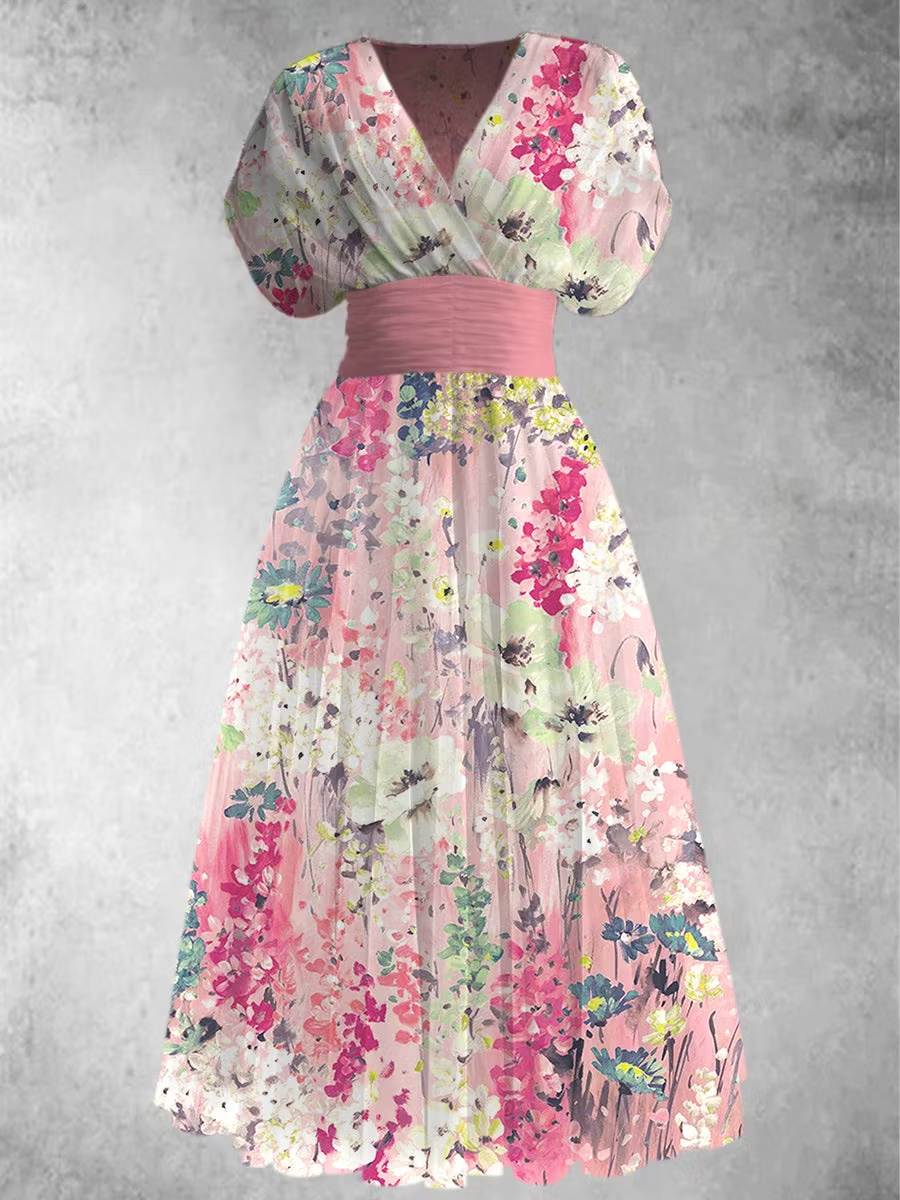 Wilhelmina™ | Floral Maxi Dress