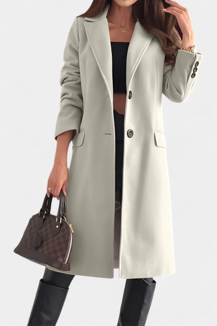 Annika™ | Tailored Mid-Length Coat