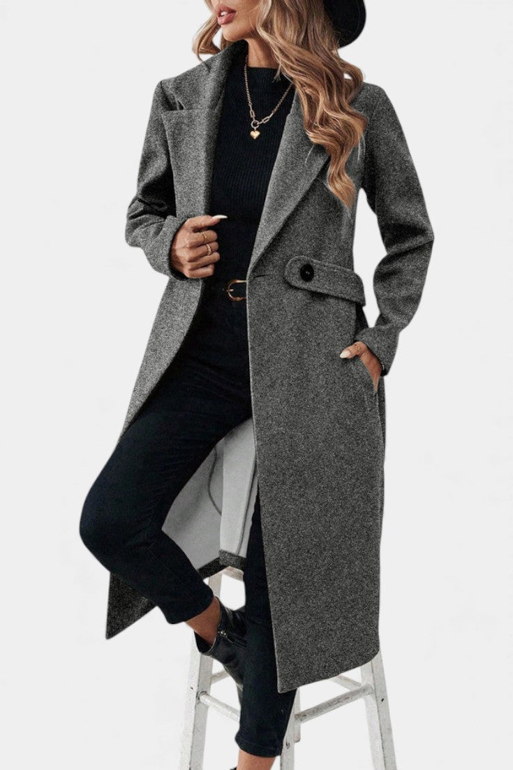 Elowyn™ | Timeless Belted Overcoat