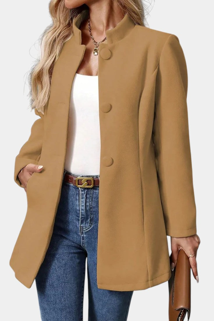 Taverly™ | Tailored High-Collar Coat