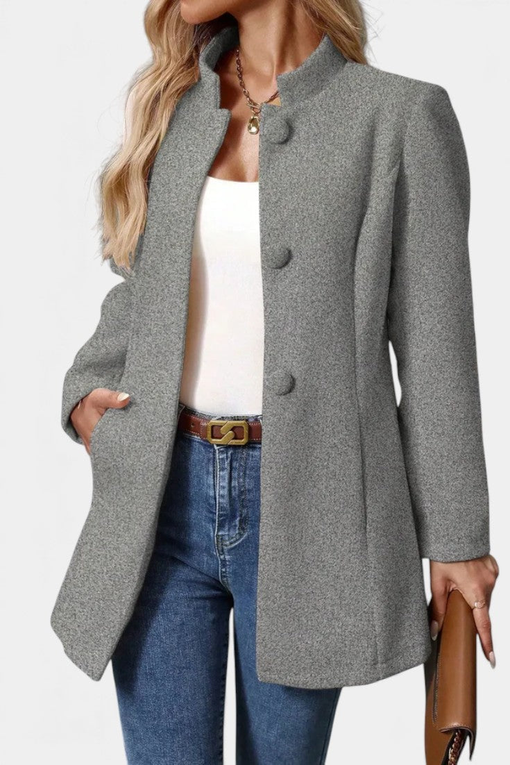Taverly™ | Tailored High-Collar Coat