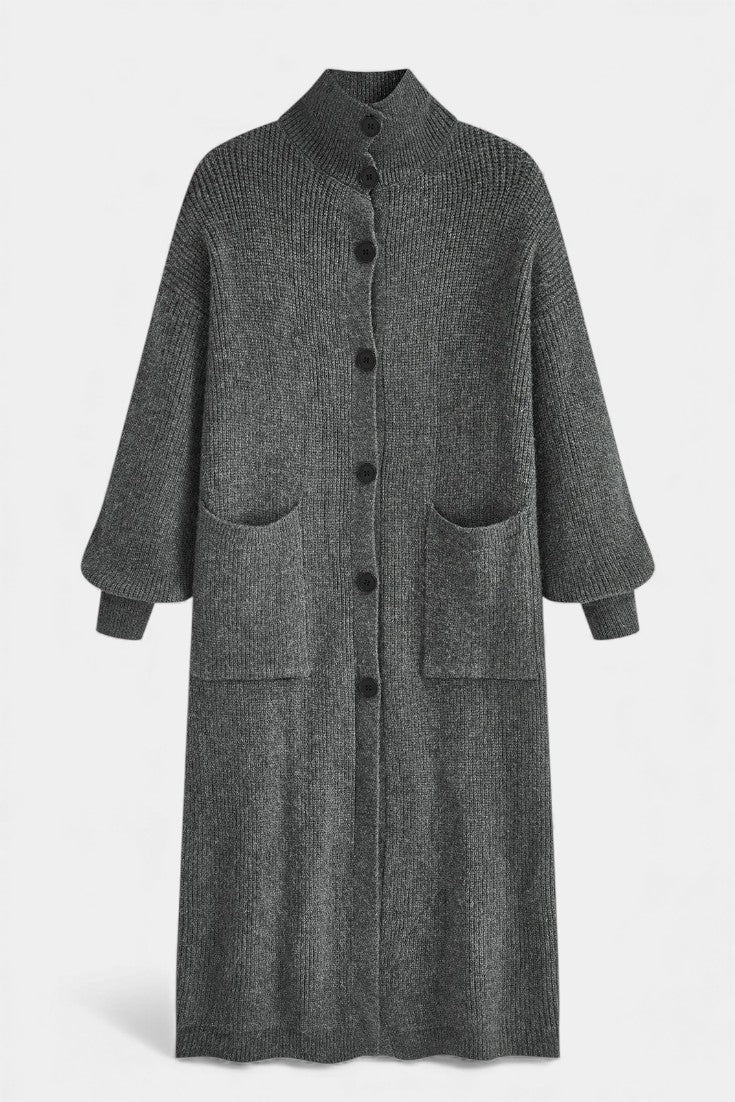Meredith™ | Longline Roll Neck Coat