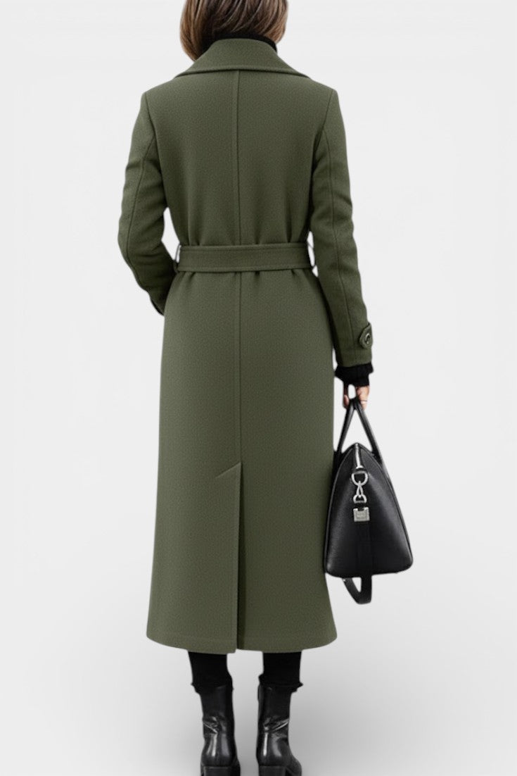 Beatrice™ | Tailored Double-Breasted Long Coat