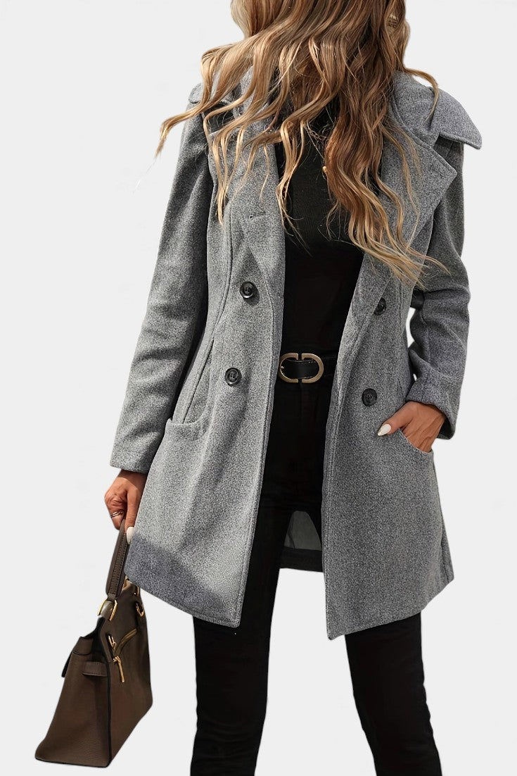 Trescott™ | Double-Breasted Hooded Coat