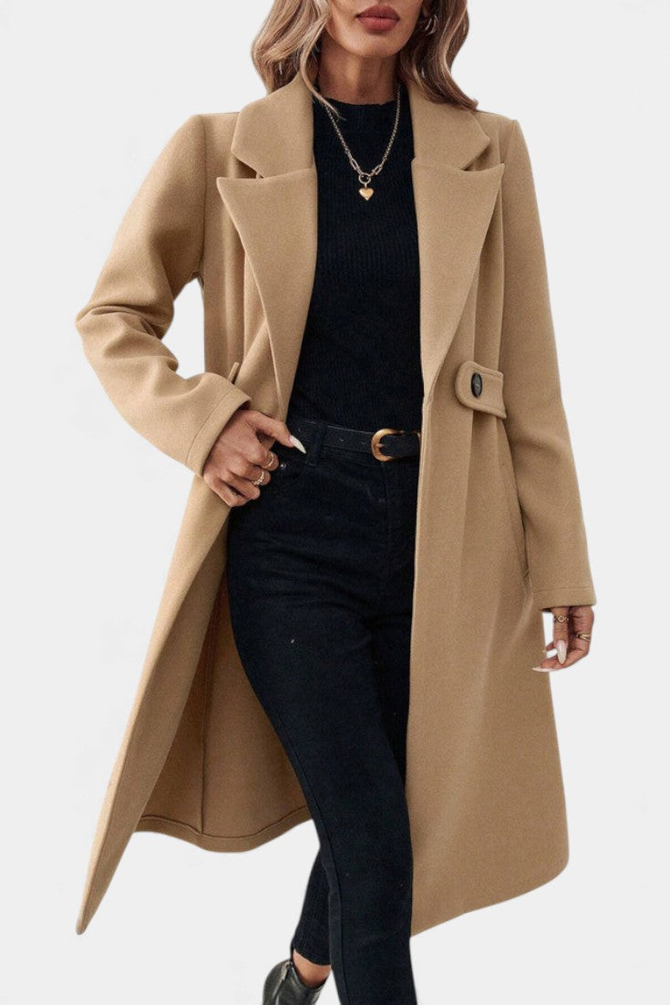 Elowyn™ | Timeless Belted Overcoat