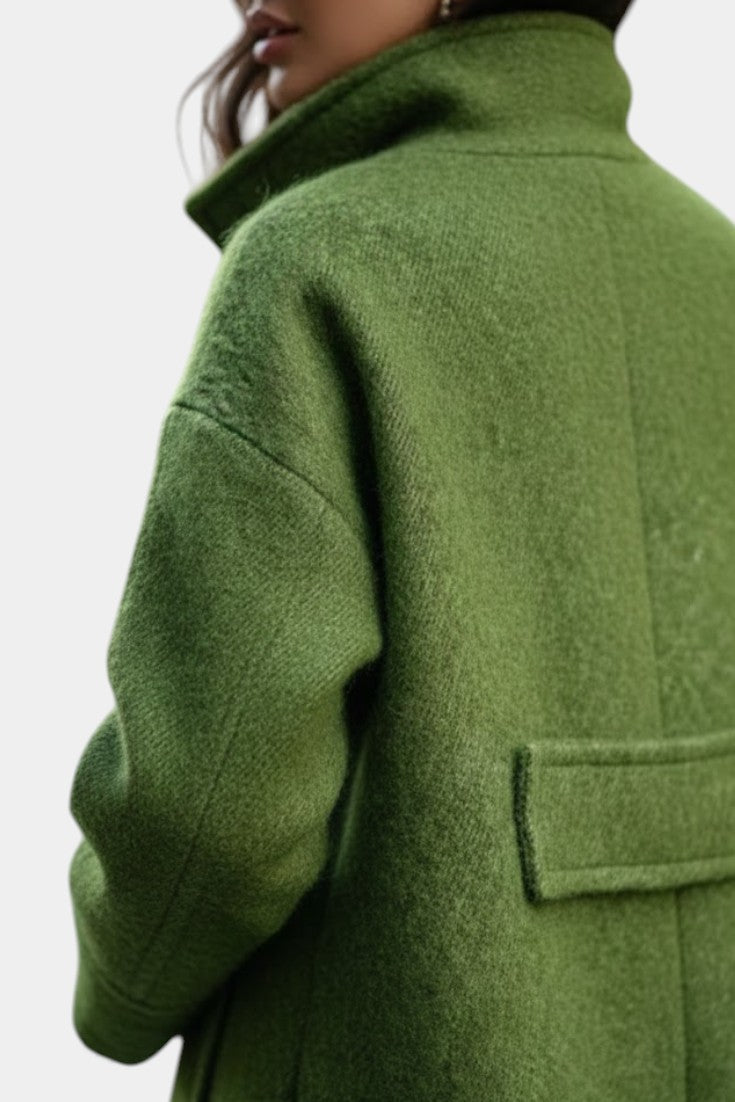 Arlette™ | Oversized Double-Breasted Long Coat