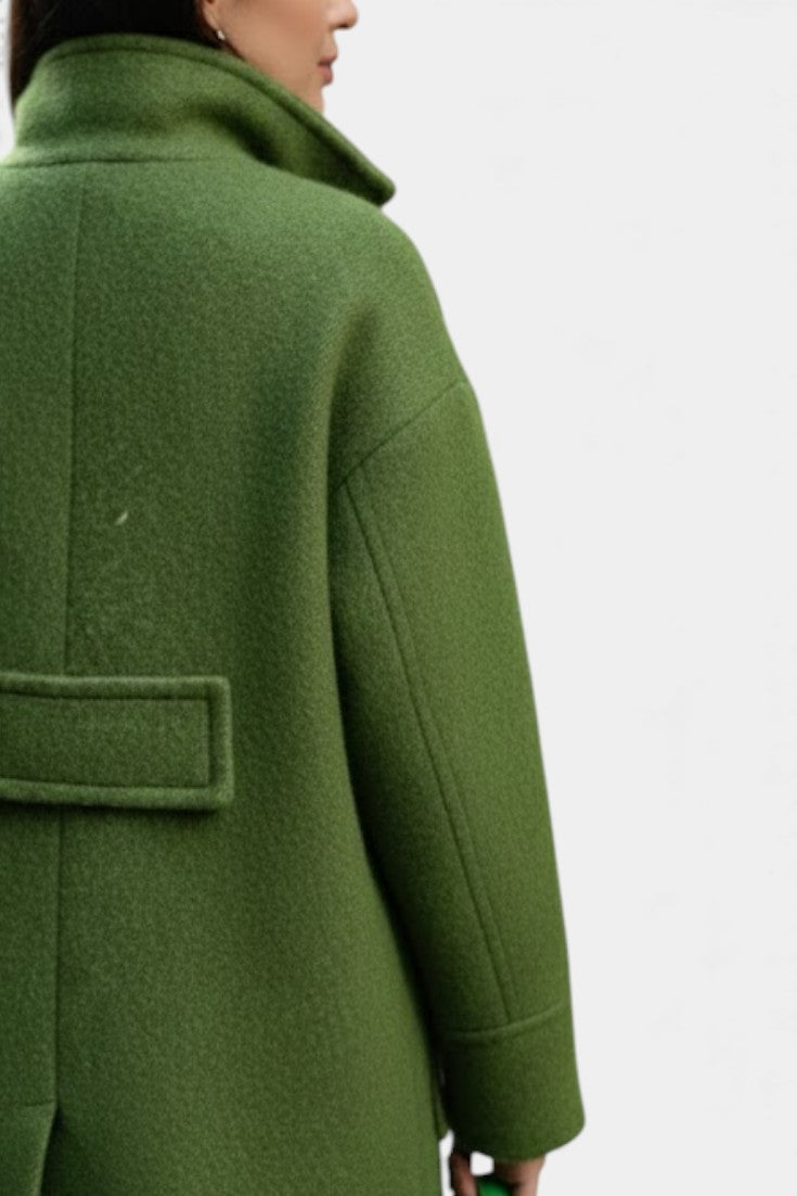 Arlette™ | Oversized Double-Breasted Long Coat