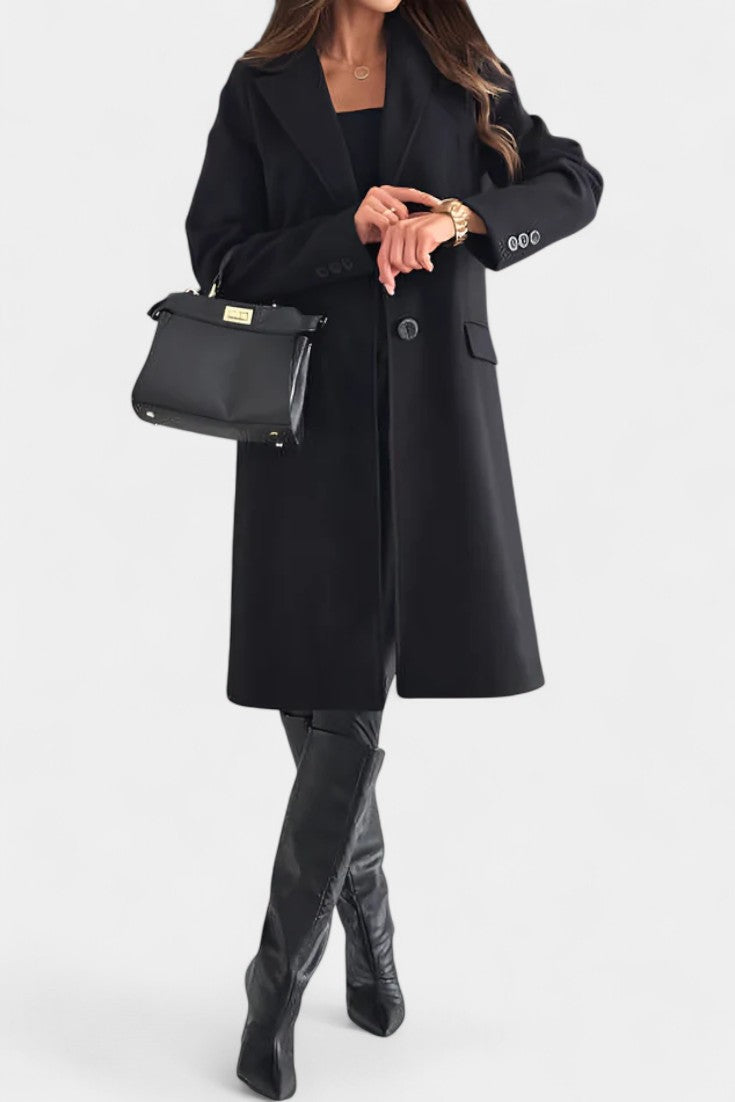 Annika™ | Tailored Mid-Length Coat