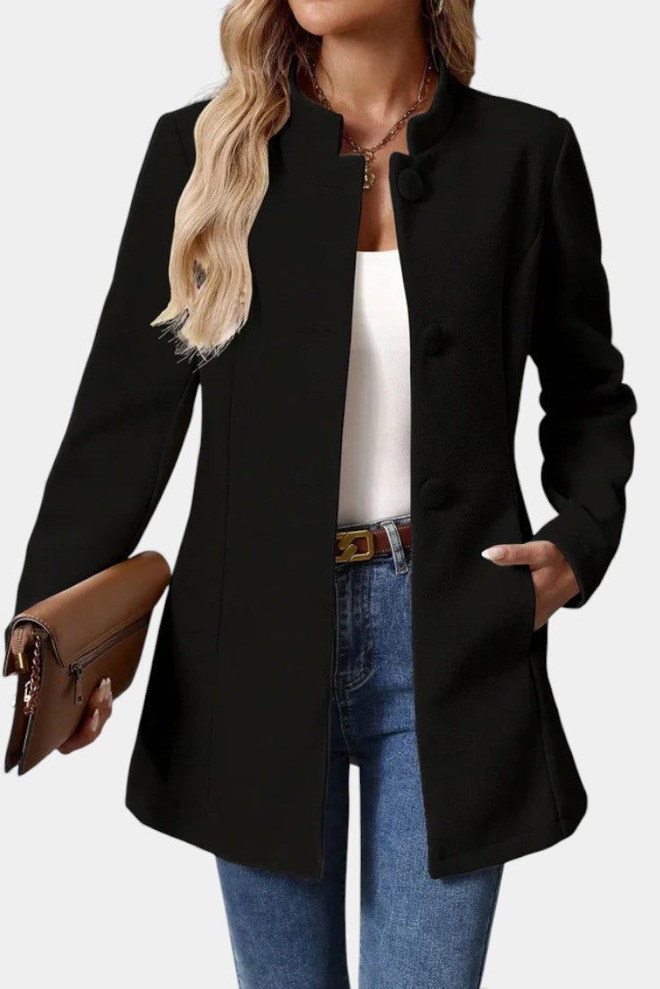 Taverly™ | Tailored High-Collar Coat