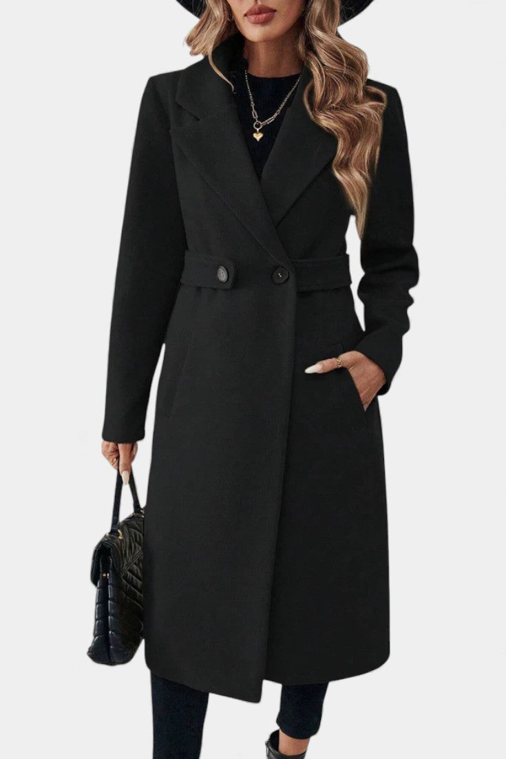 Elowyn™ | Timeless Belted Overcoat
