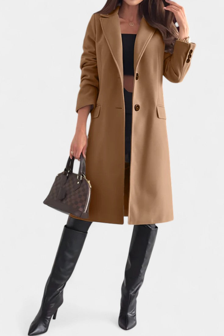 Annika™ | Tailored Mid-Length Coat