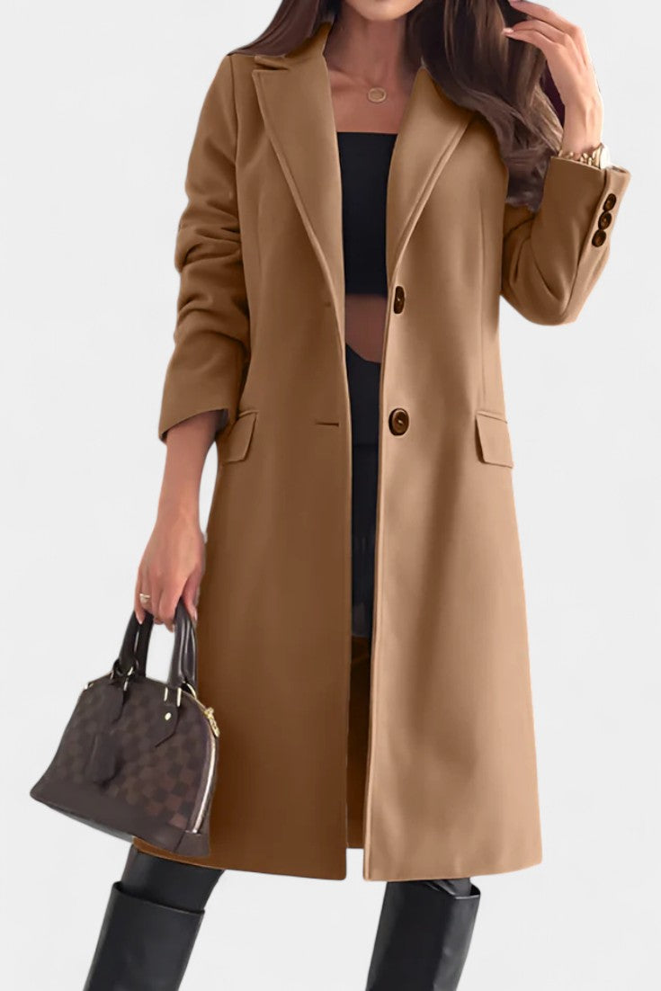 Annika™ | Tailored Mid-Length Coat