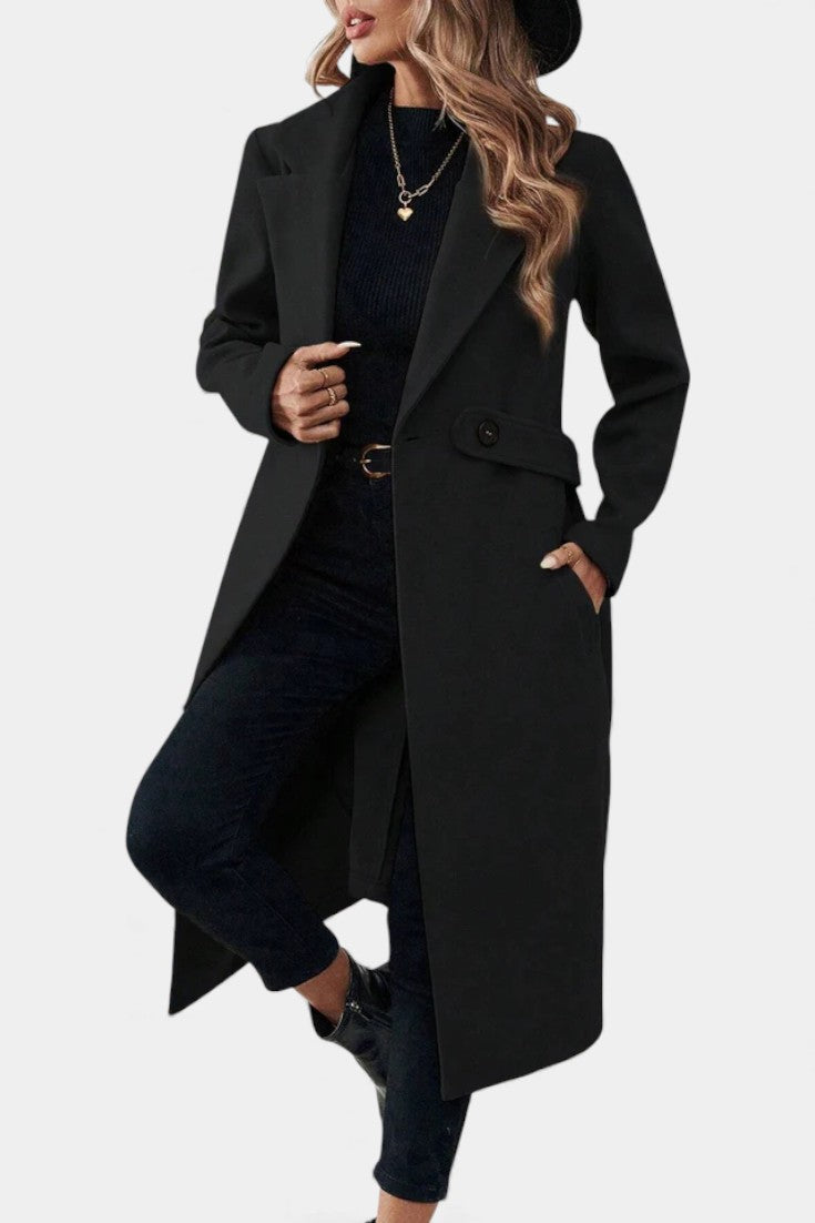 Elowyn™ | Timeless Belted Overcoat