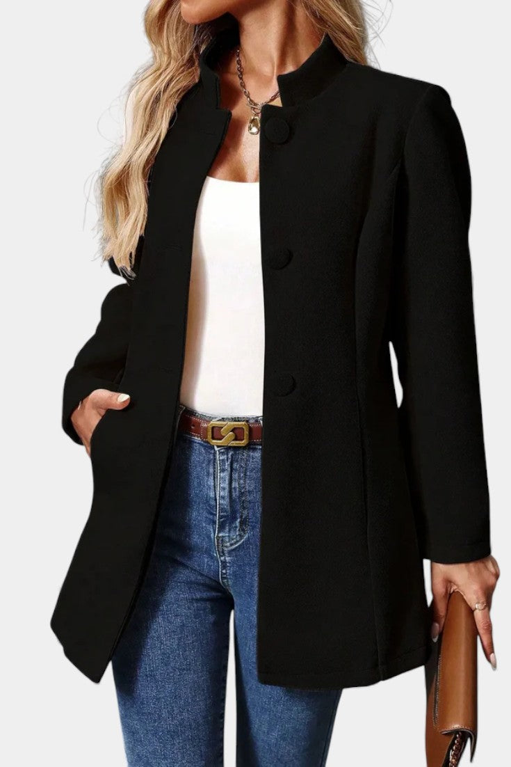 Taverly™ | Tailored High-Collar Coat