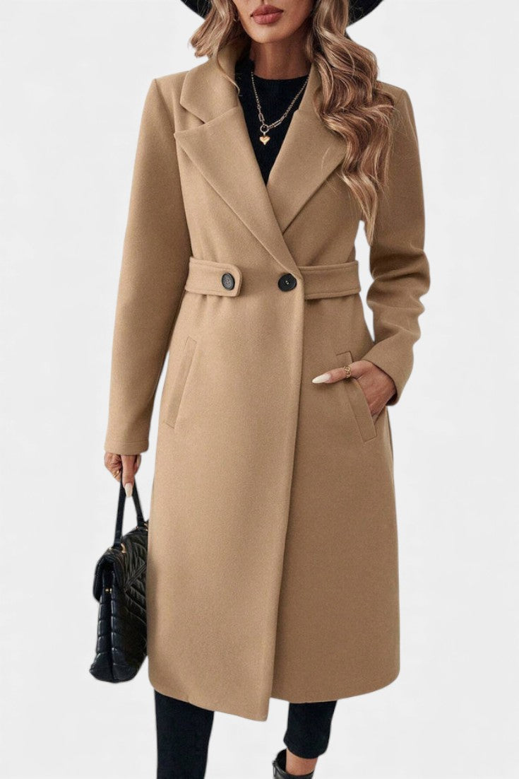 Elowyn™ | Timeless Belted Overcoat