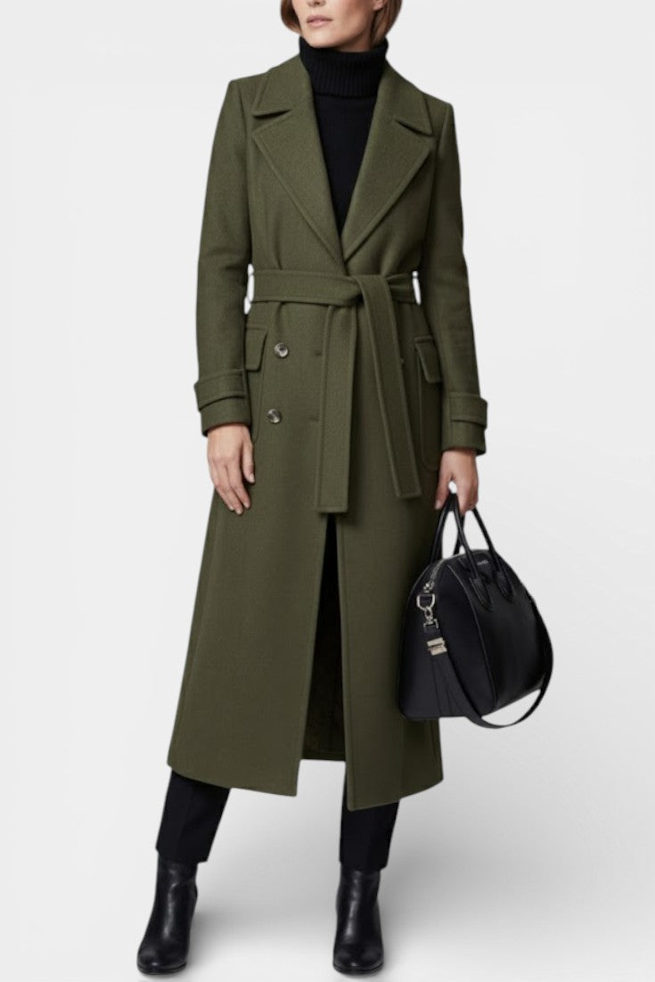 Beatrice™ | Tailored Double-Breasted Long Coat