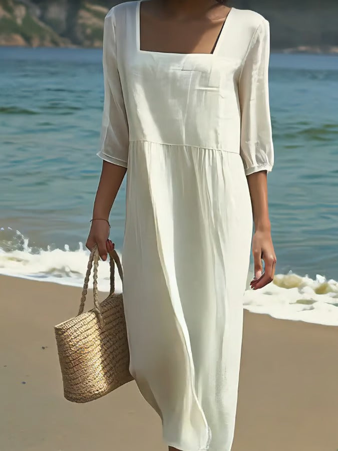 Laurenne™ | Elegant Midi Dress