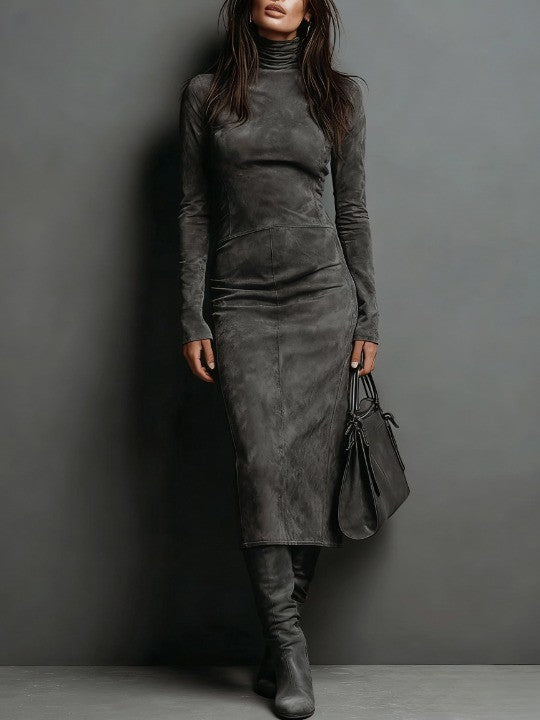 Hazel™ | Long Sleeve Midi Dress