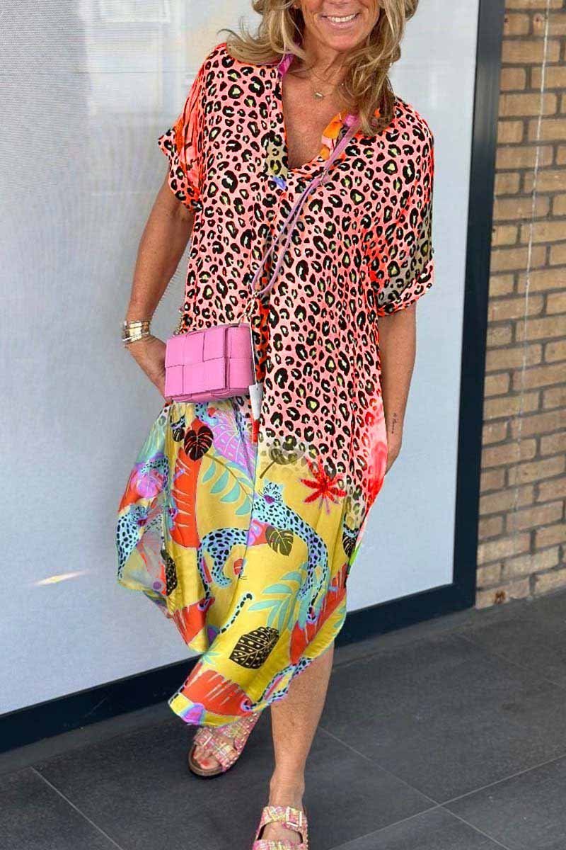 Hattie™ | Relaxed Leopard Dress