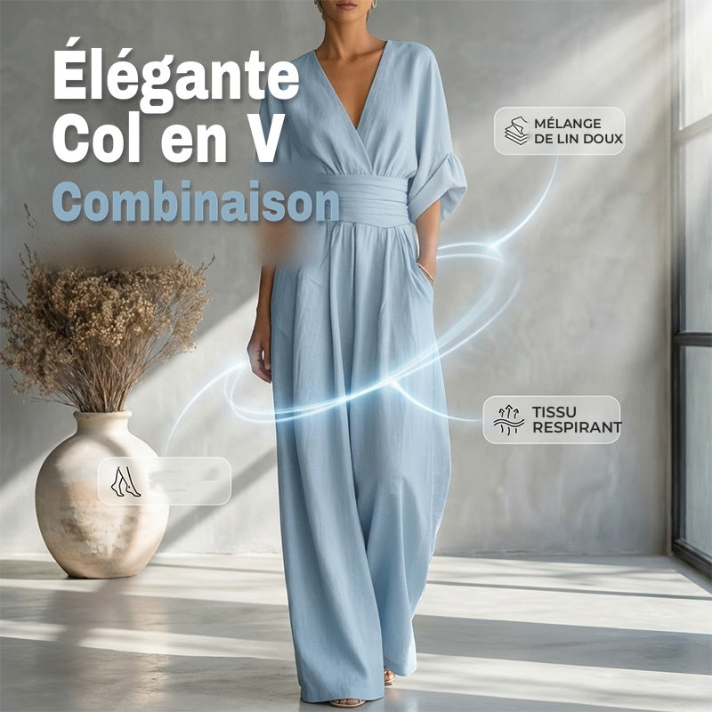 Margot | High-Waist Wide-Leg Jumpsuit