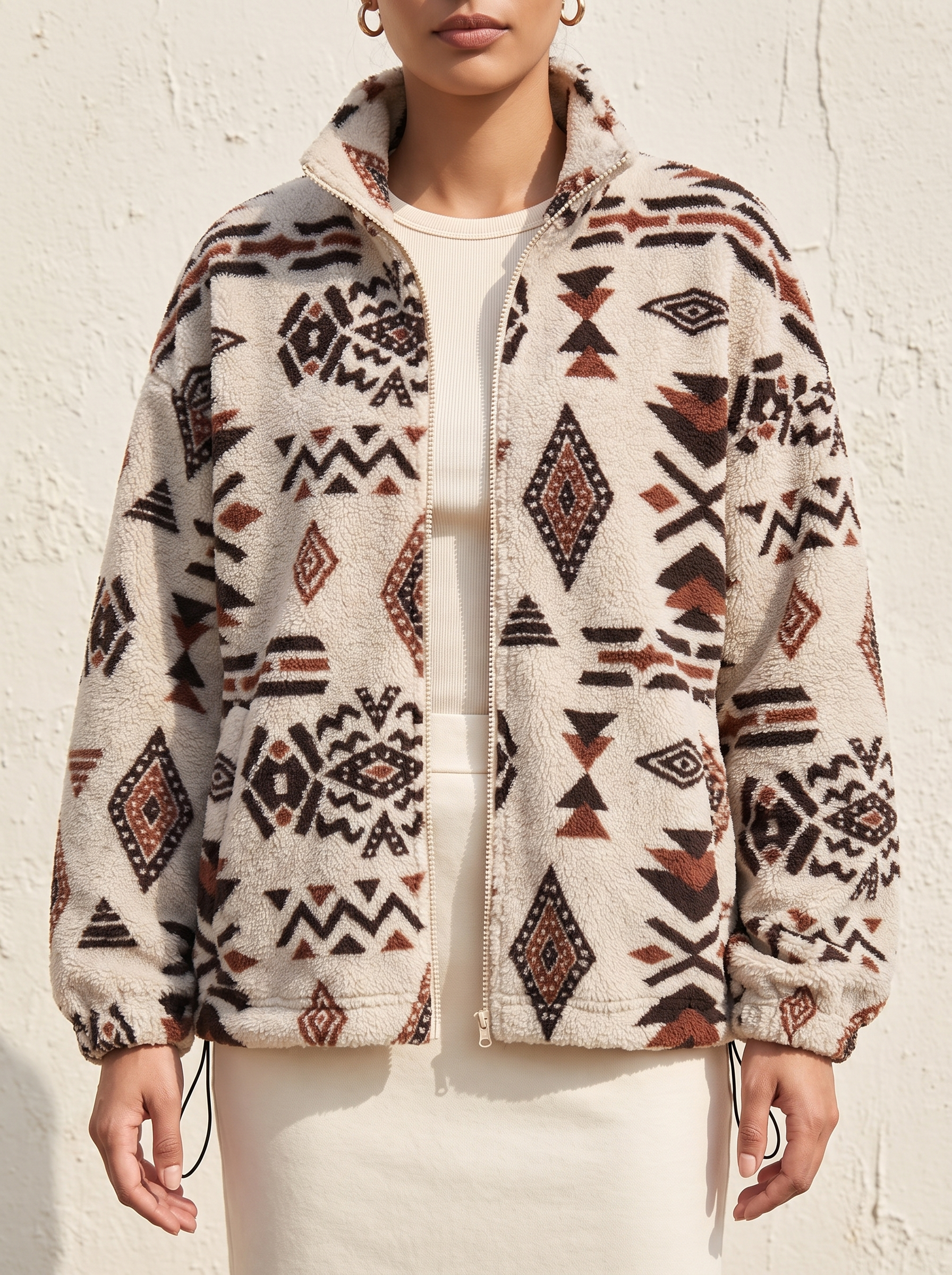 Juniper™ | Aztec Sherpa Bomber — 2