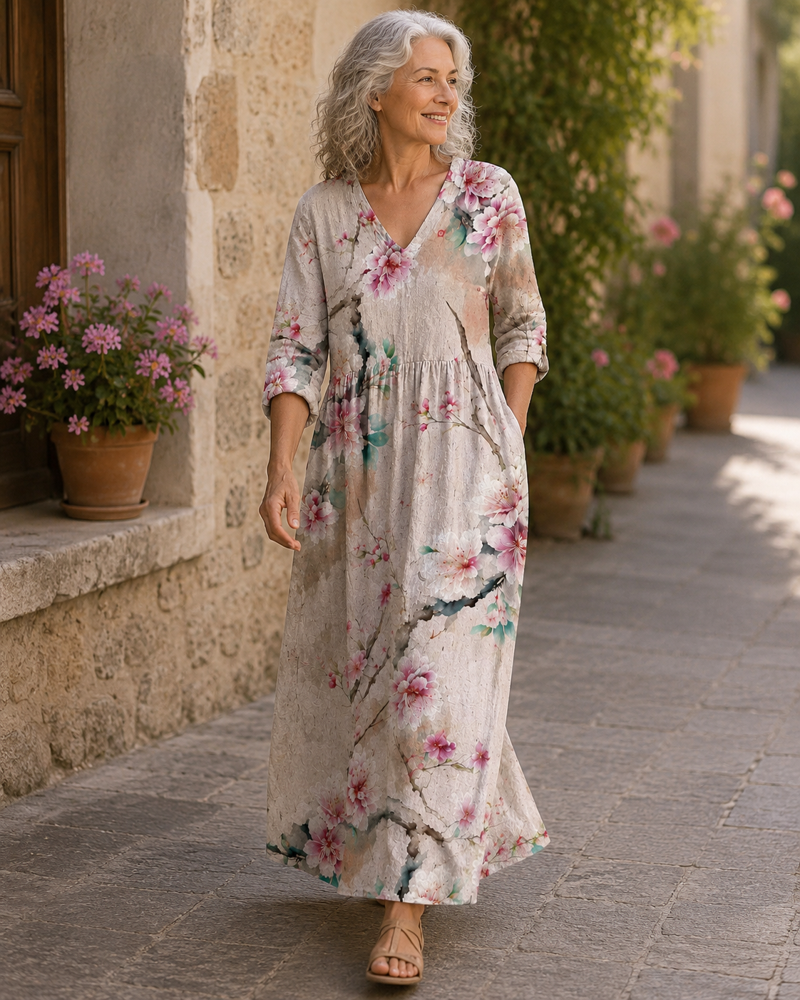 CAROLINE™ | FLORAL SUMMER DRESS