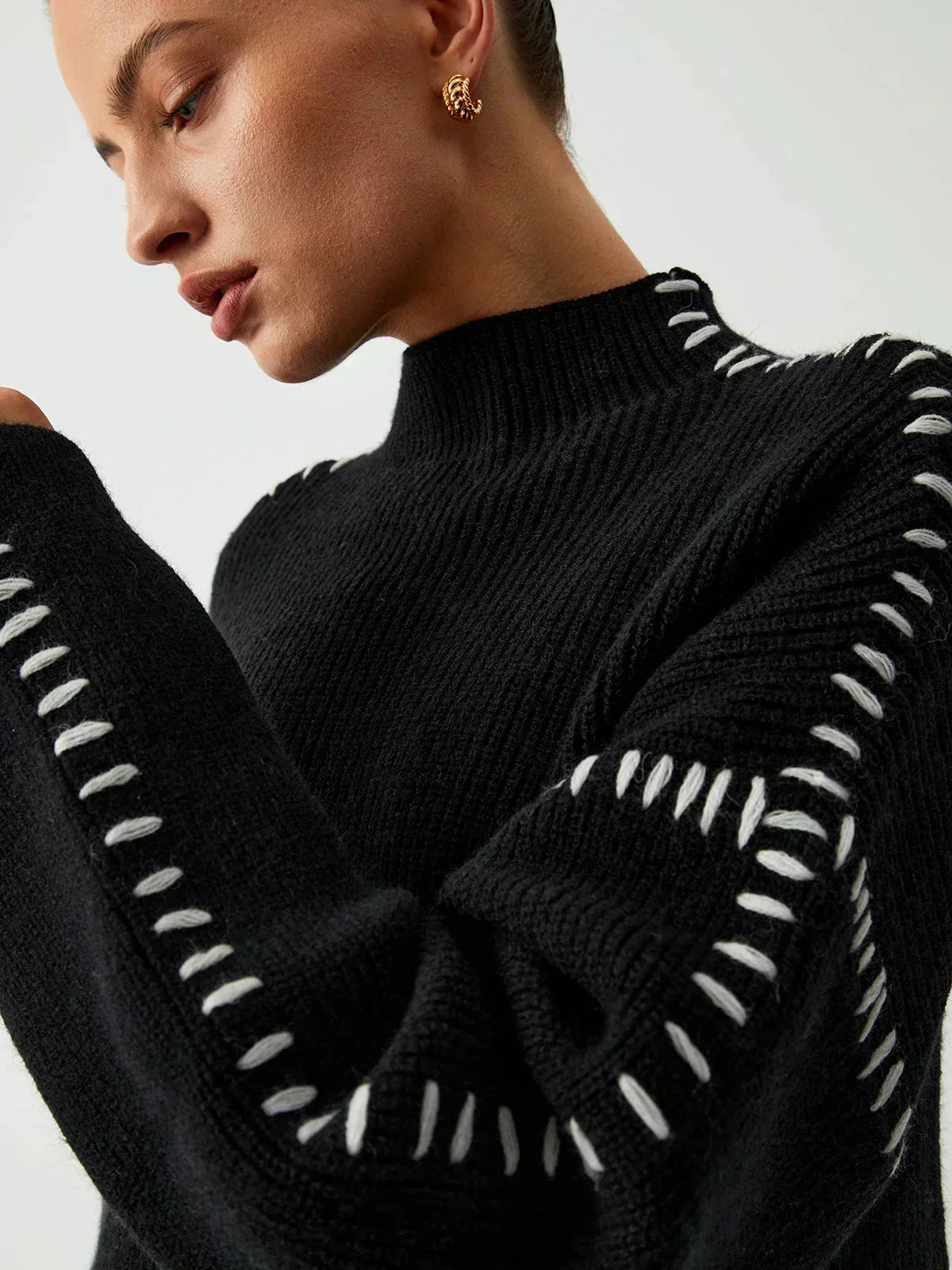 Merritt™ | Oversized Whipstitch Sweater