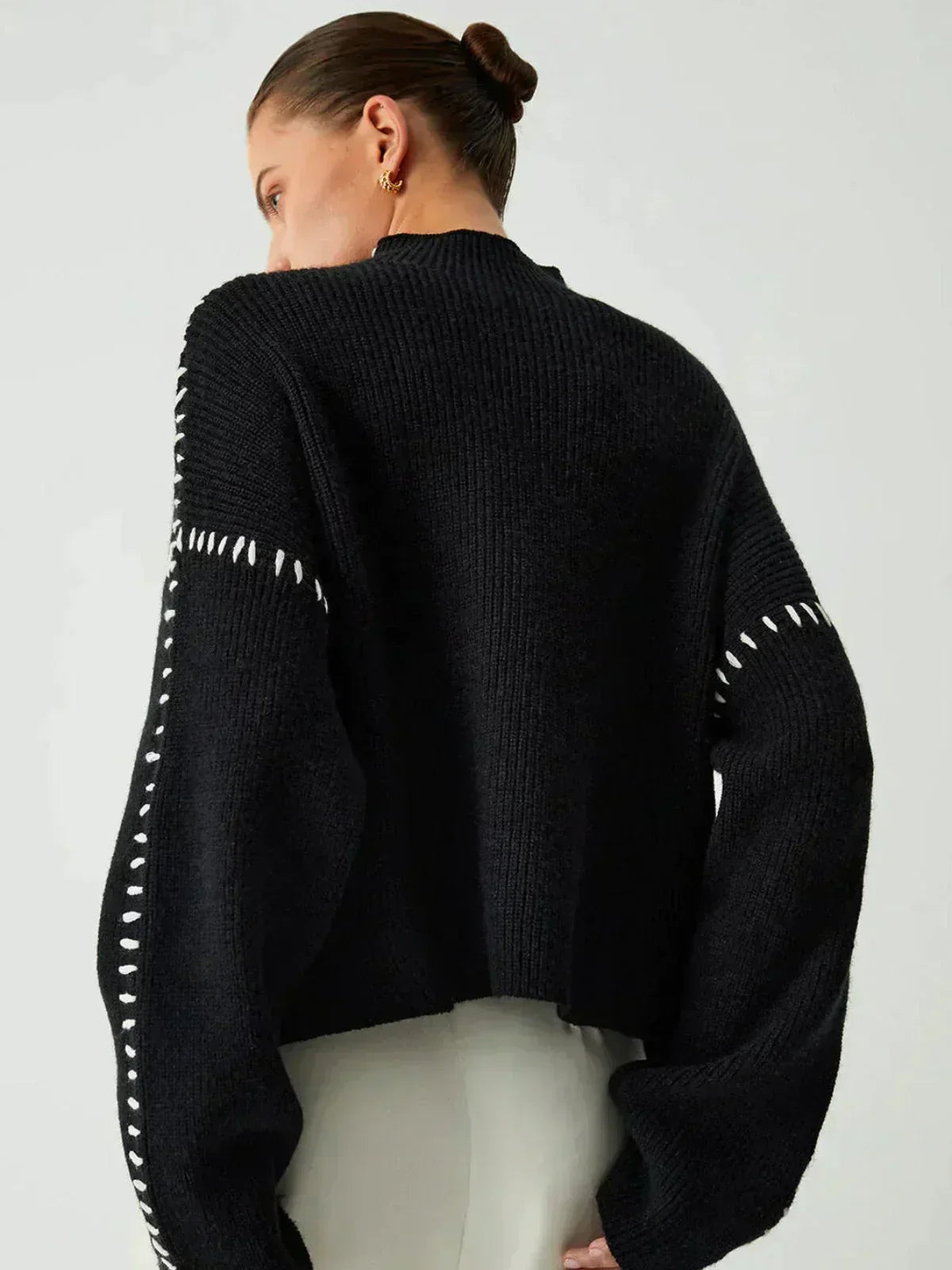 Merritt™ | Oversized Whipstitch Sweater