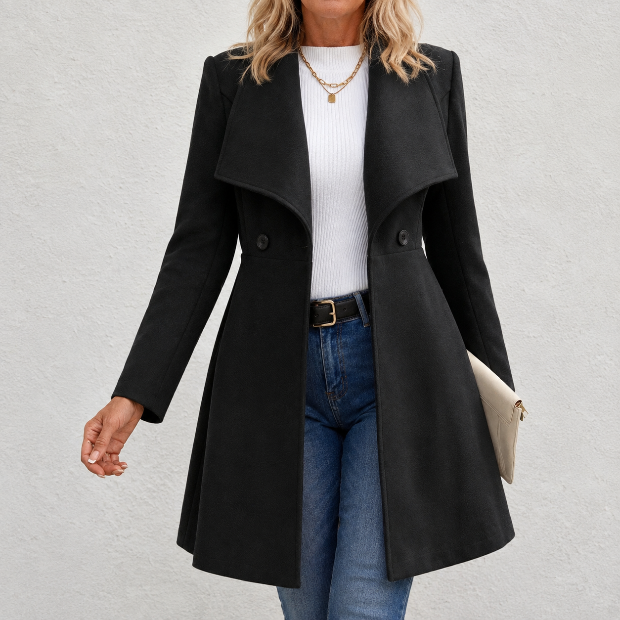 Pernella™ | Elegant Long Coat