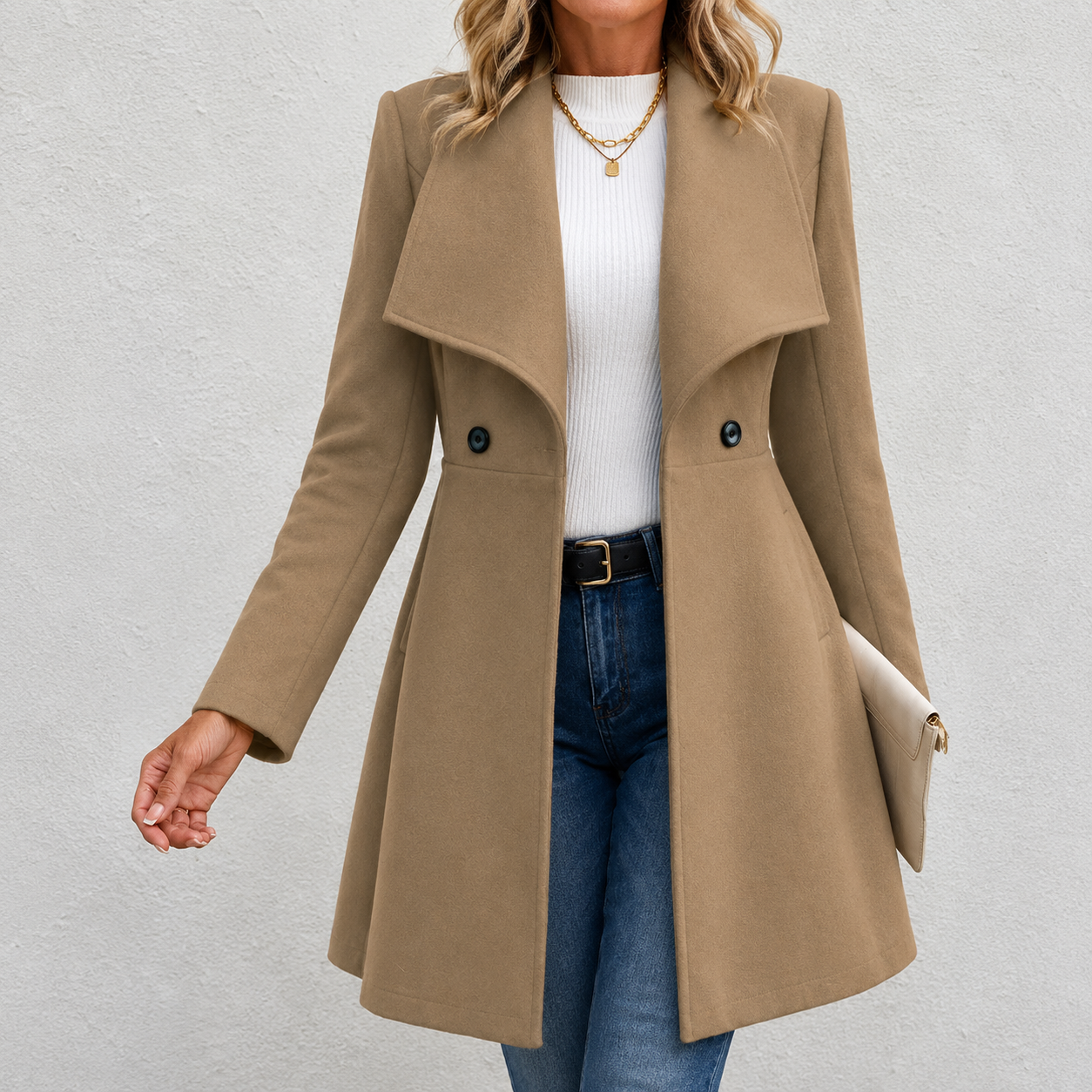 Pernella™ | Elegant Long Coat