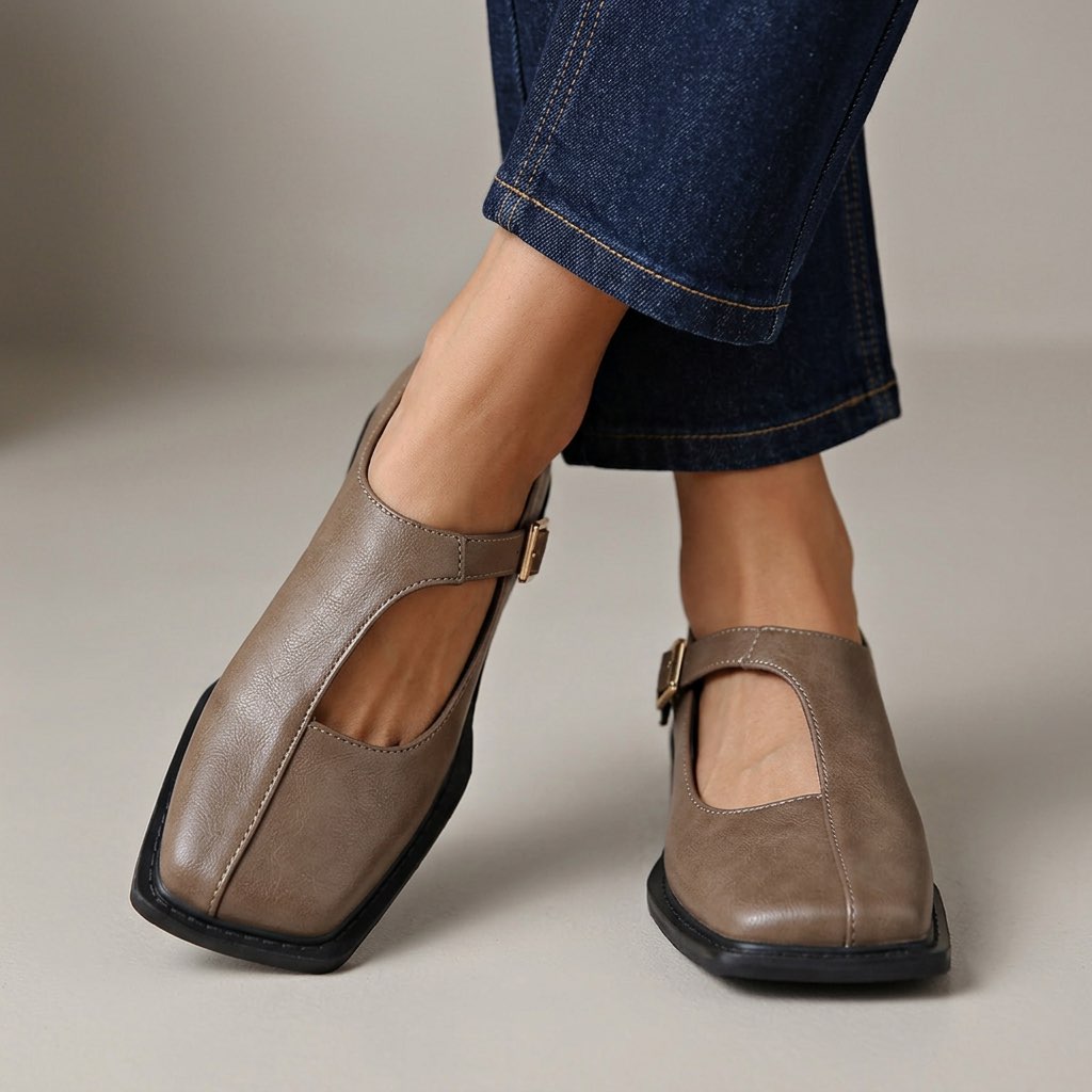 Ottavia™ | Comfort T-Strap Flats