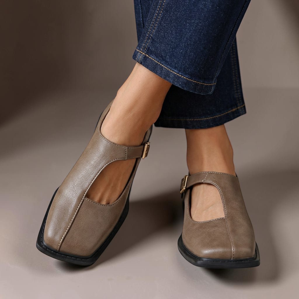 Rosalie | Women's T-Strap Flats