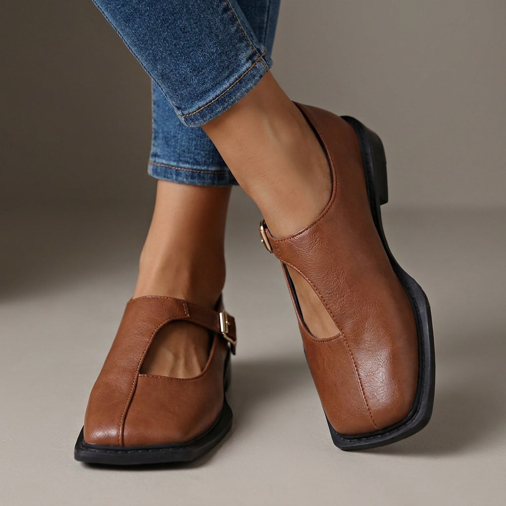 Ottavia™ | Comfort T-Strap Flats