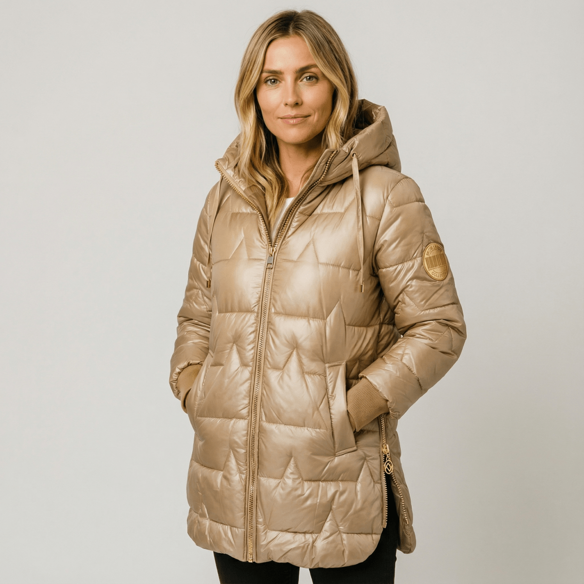 Devonna™ | Long Warm Quilted Jacket