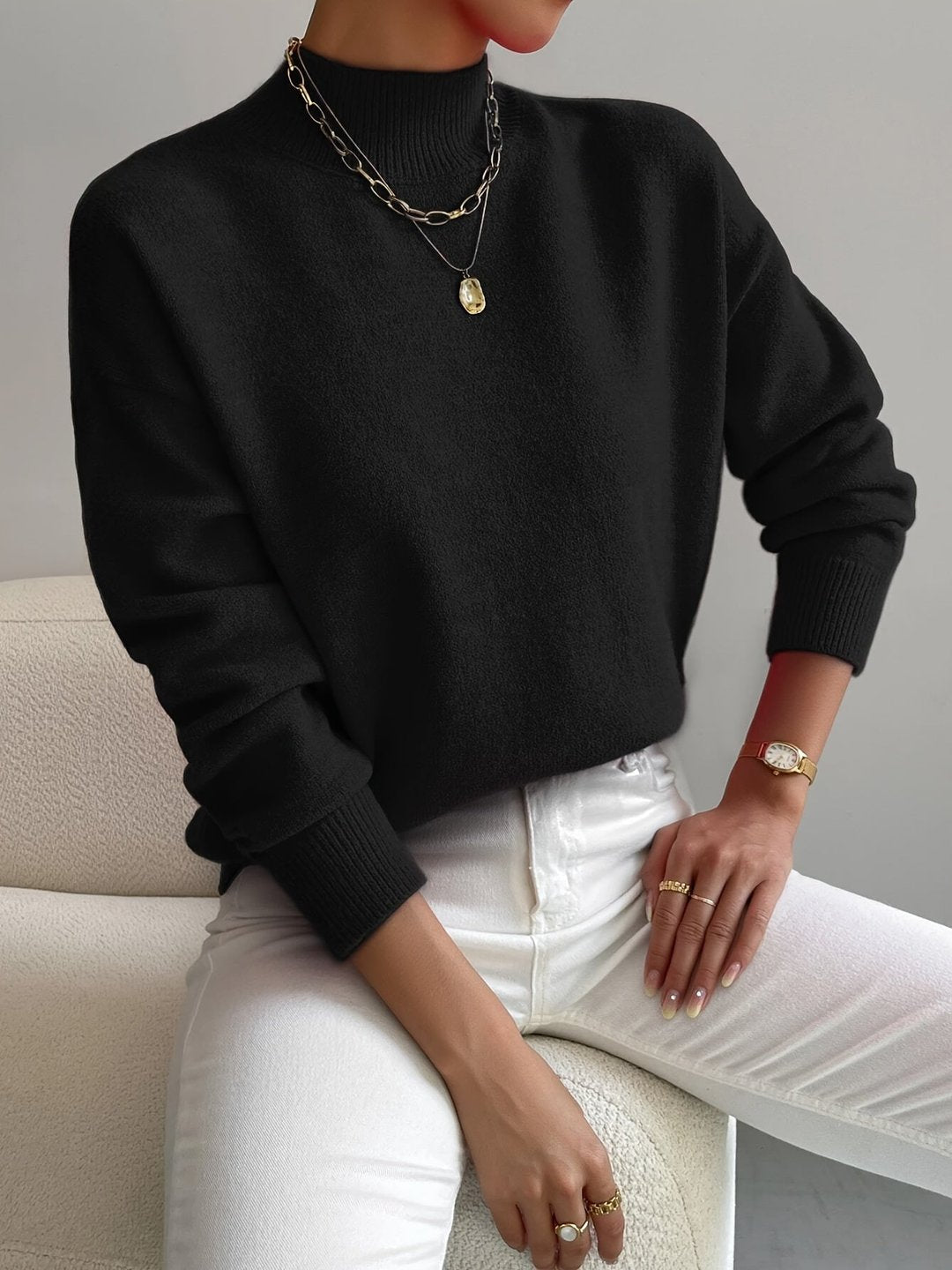 Marlette™ | Mock Neck Sweater