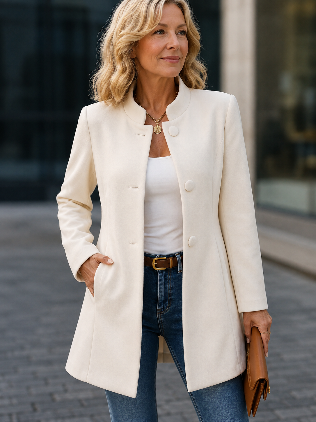Frederica™ | Elegant Tailored Jacket