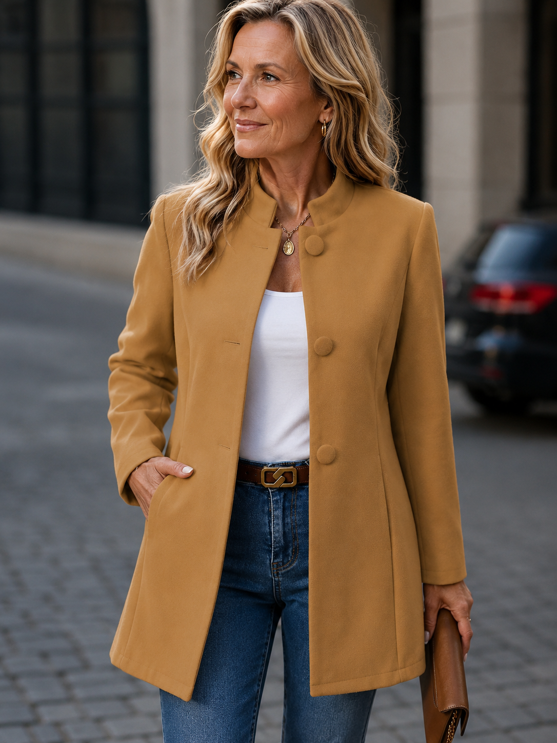 Frederica™ | Elegant Tailored Jacket