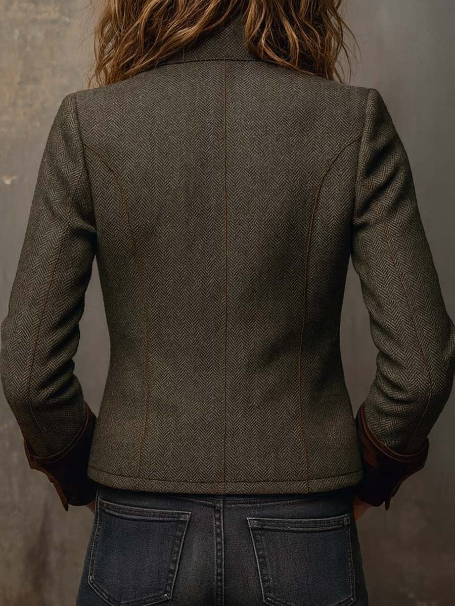 Evelina™ | Herringbone Jacket