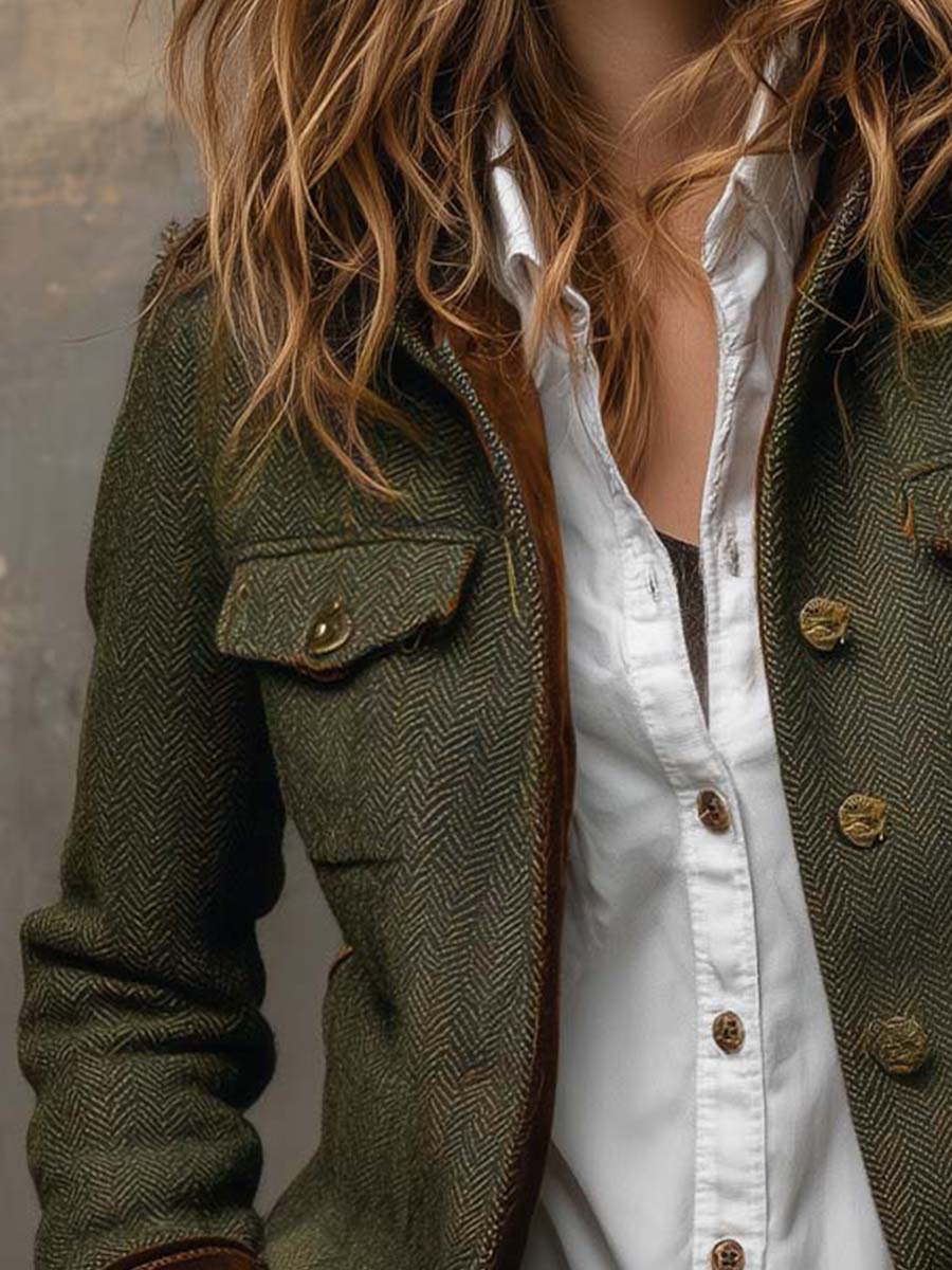 Evelina™ | Herringbone Jacket