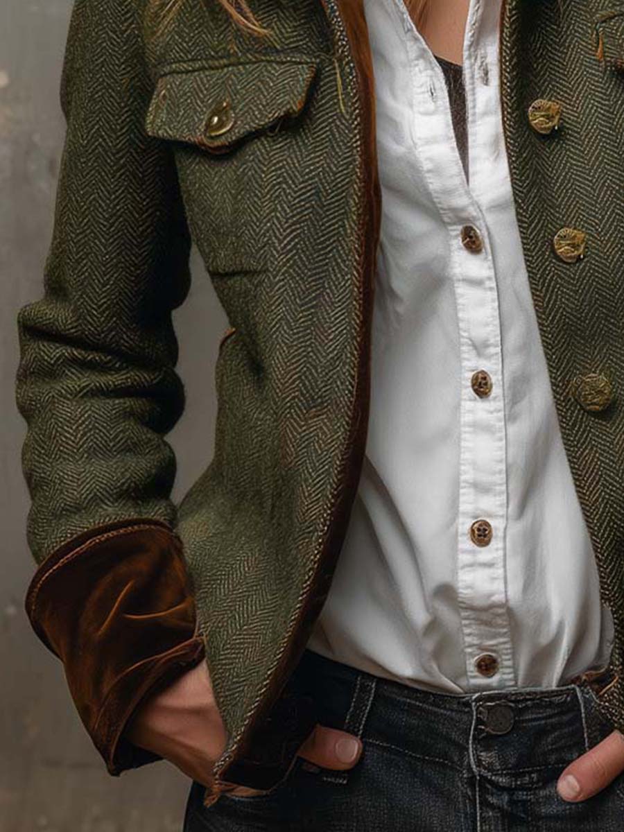 Evelina™ | Herringbone Jacket