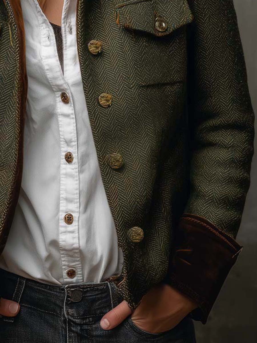 Evelina™ | Herringbone Jacket