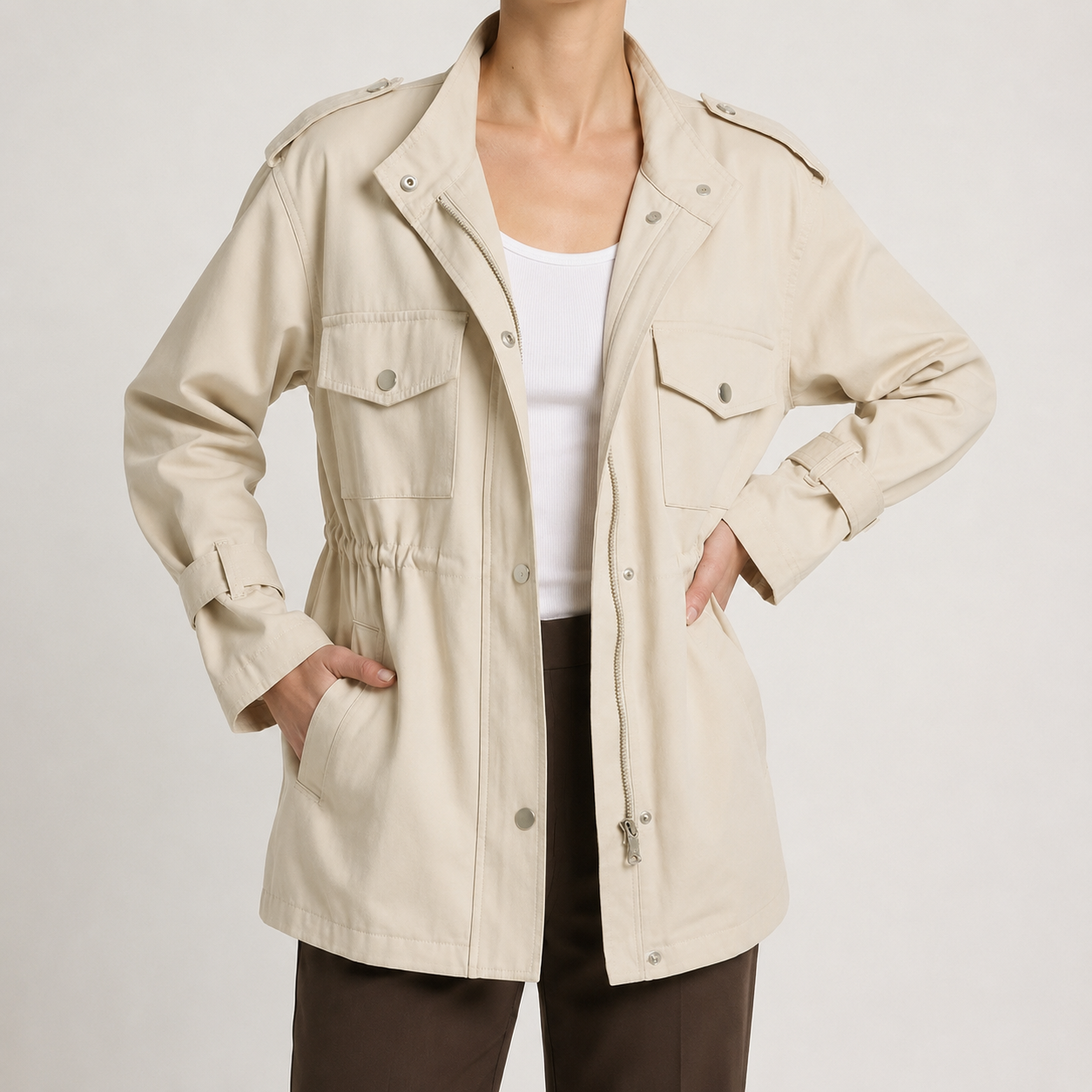 Hazel™ | Tailored Anorak Jacket