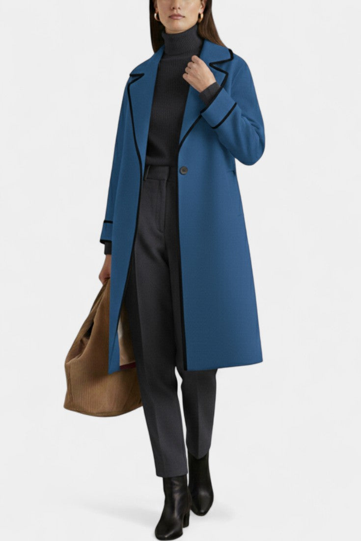 Dawnbury™ | Wide-Collar Statement Coat