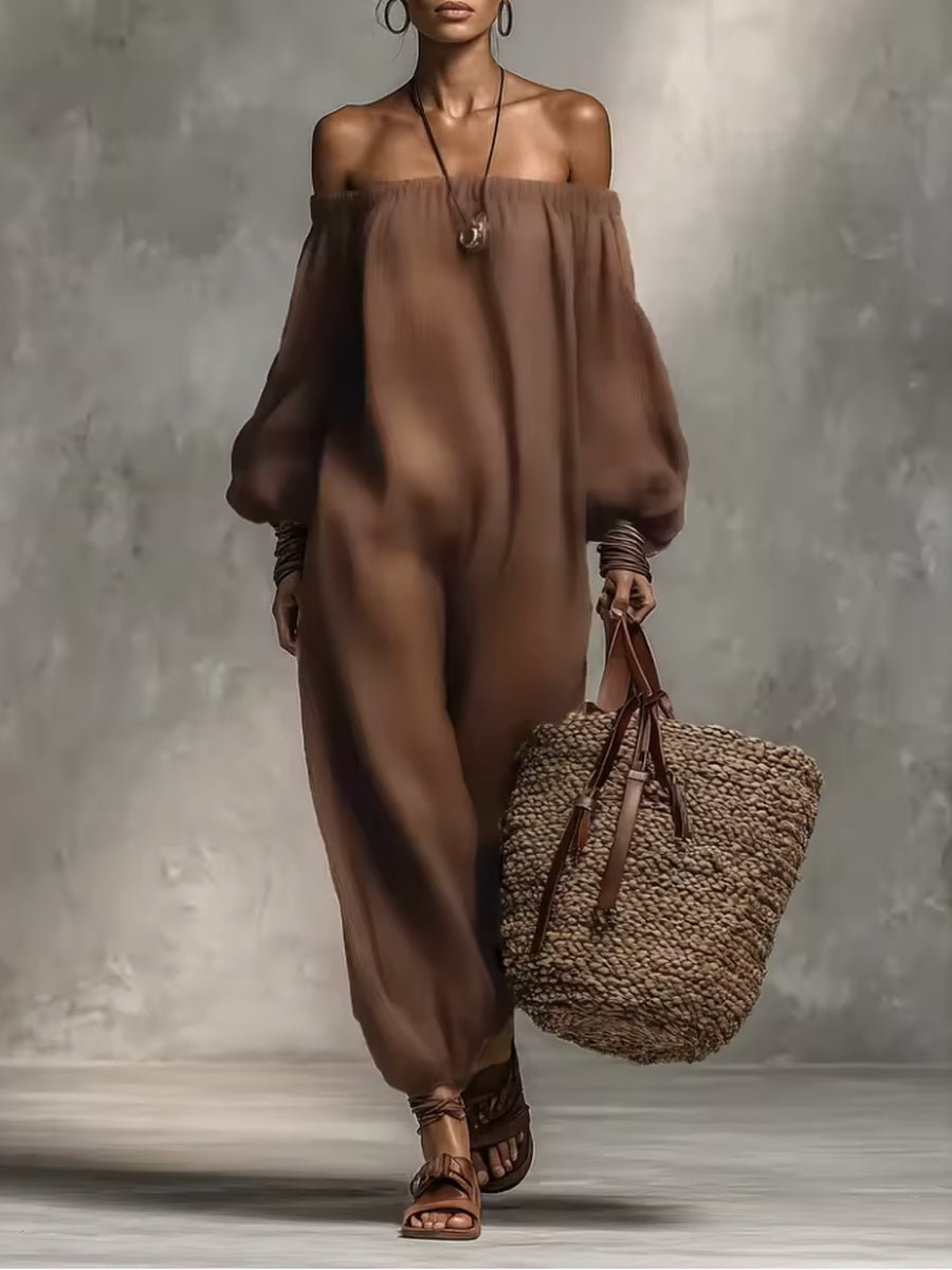Fenna | Tuta Bustier con Maniche Lunghe Elegante