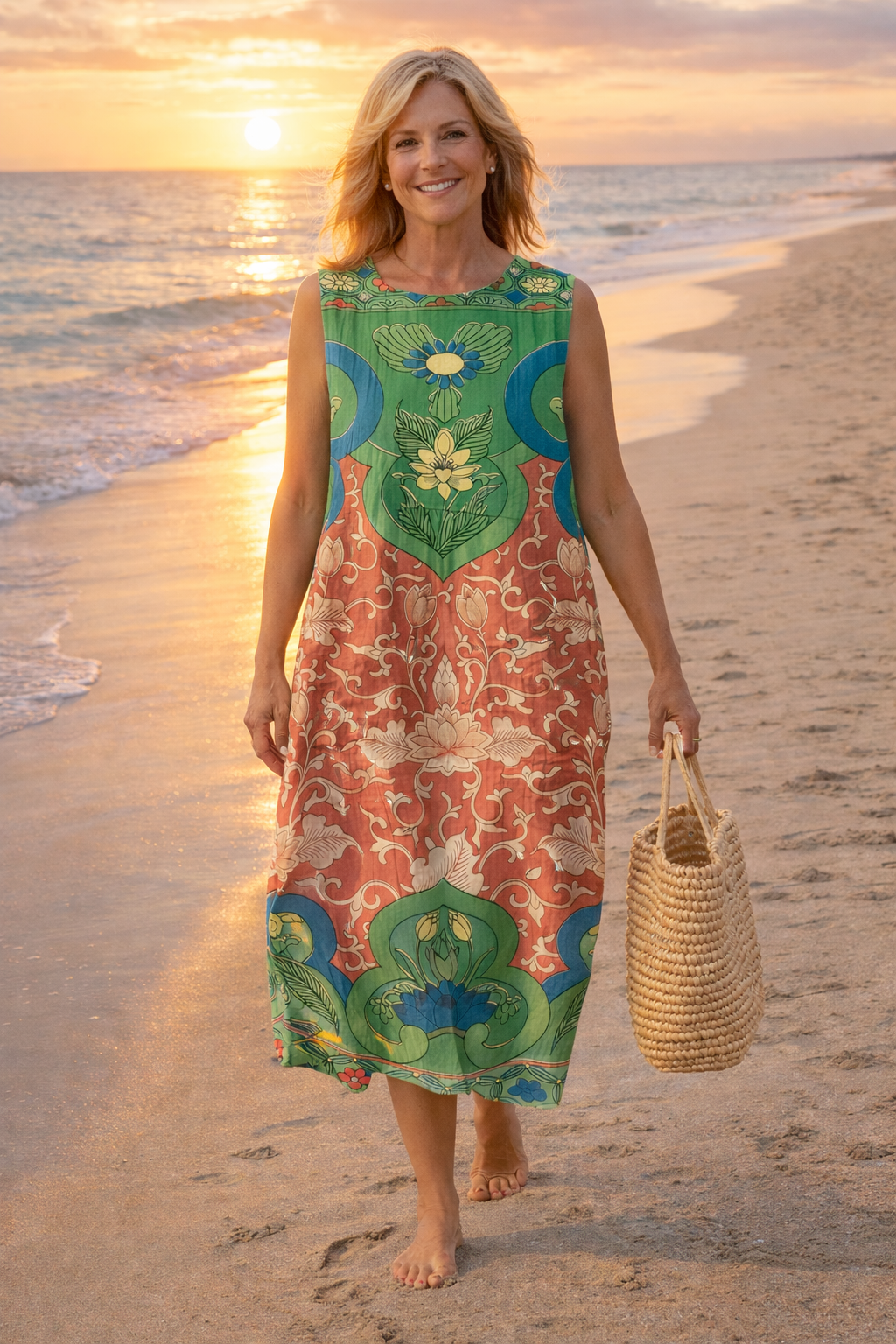 Odalise™ | Lightweight Sleeveless Summer Dress