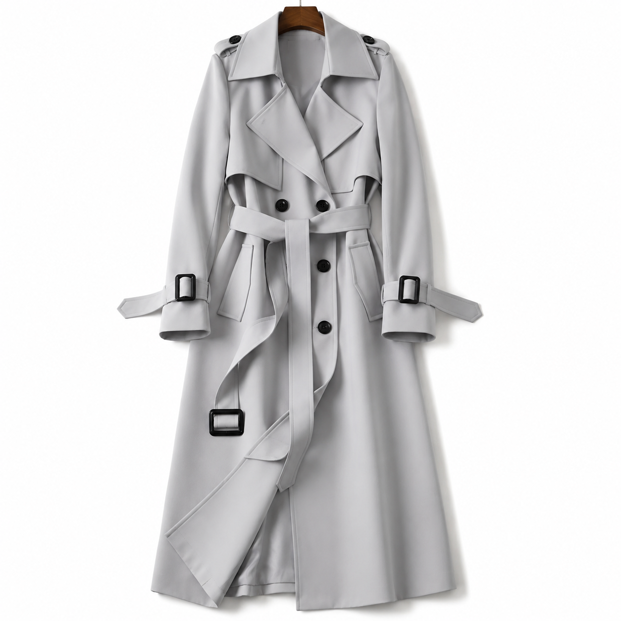 Greystone™ | Classic Long Trench Coat