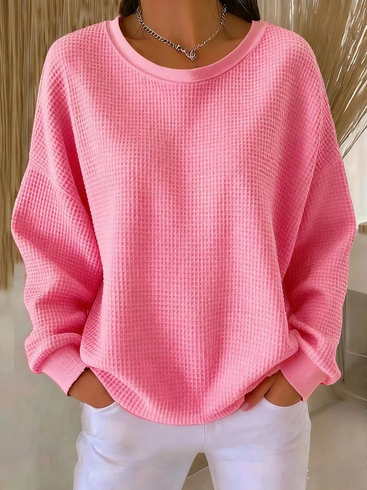 Ivora™ | Cozy Waffle Knit Sweater