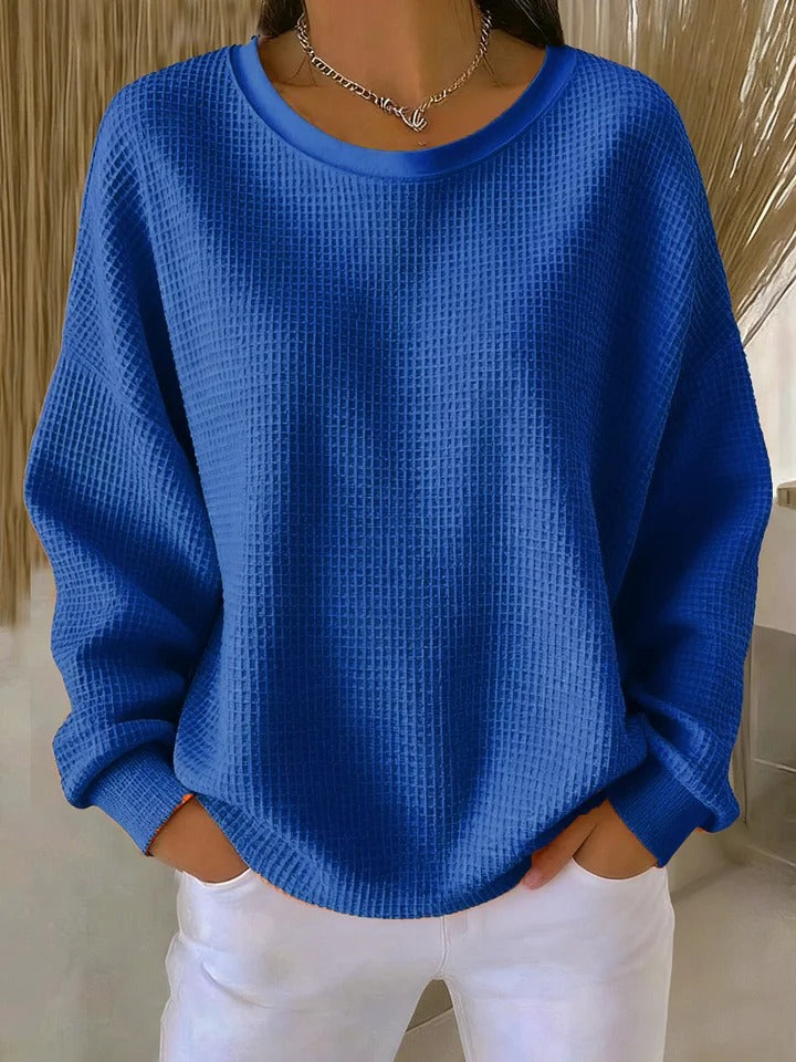 Ivora™ | Cozy Waffle Knit Sweater